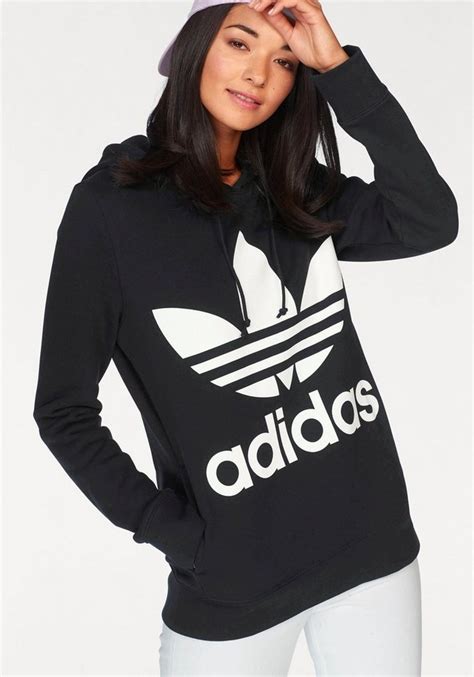 schwarzer adidas hoodie damen|Women's adidas Originals Hoodies & Sweatshirts.